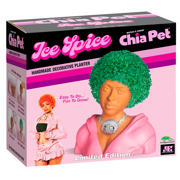  Chia Pet Ice Spice with Seed Pack and Drip Tray