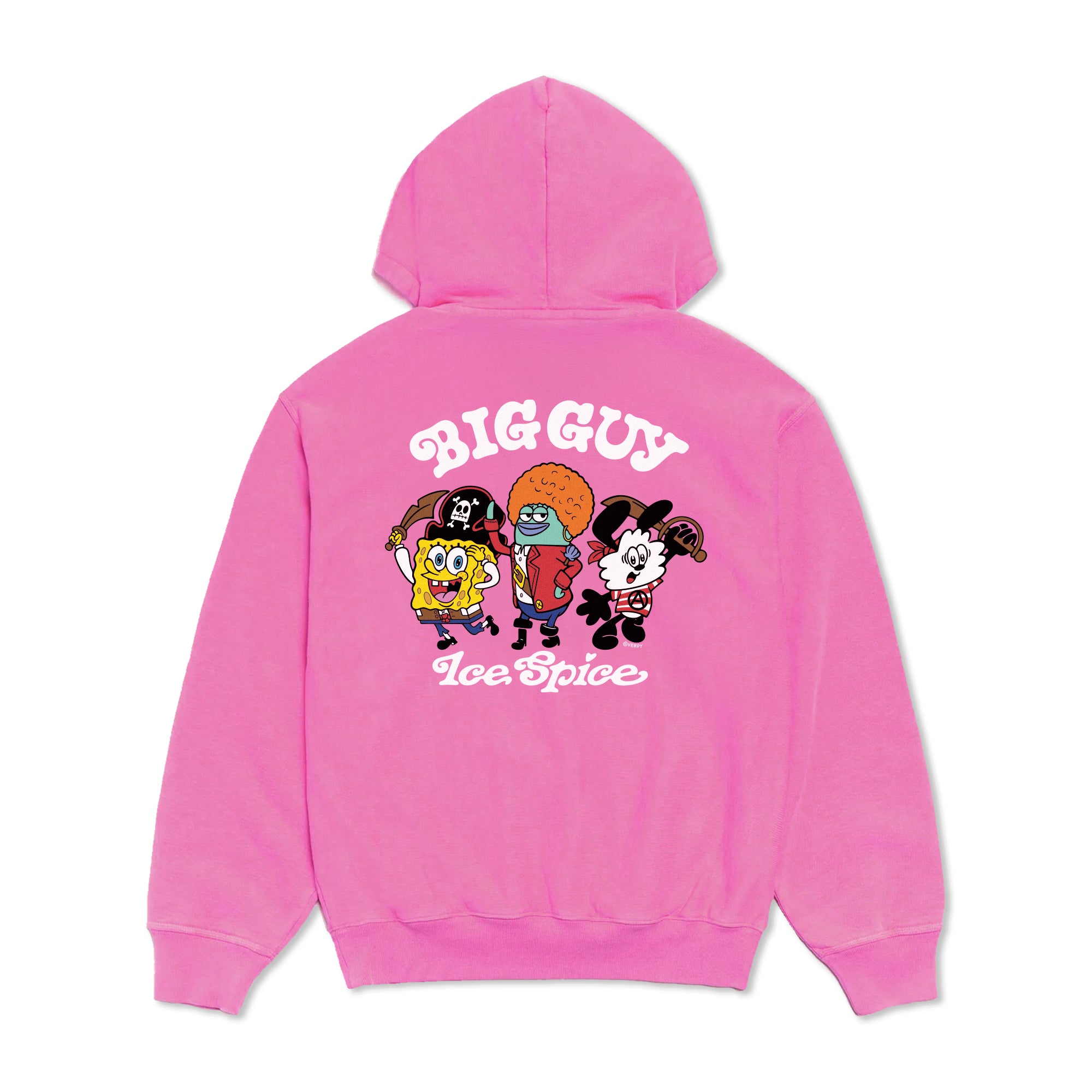 Verdy x Ice Spice "Big Guy" Zip Hoodie - Pink