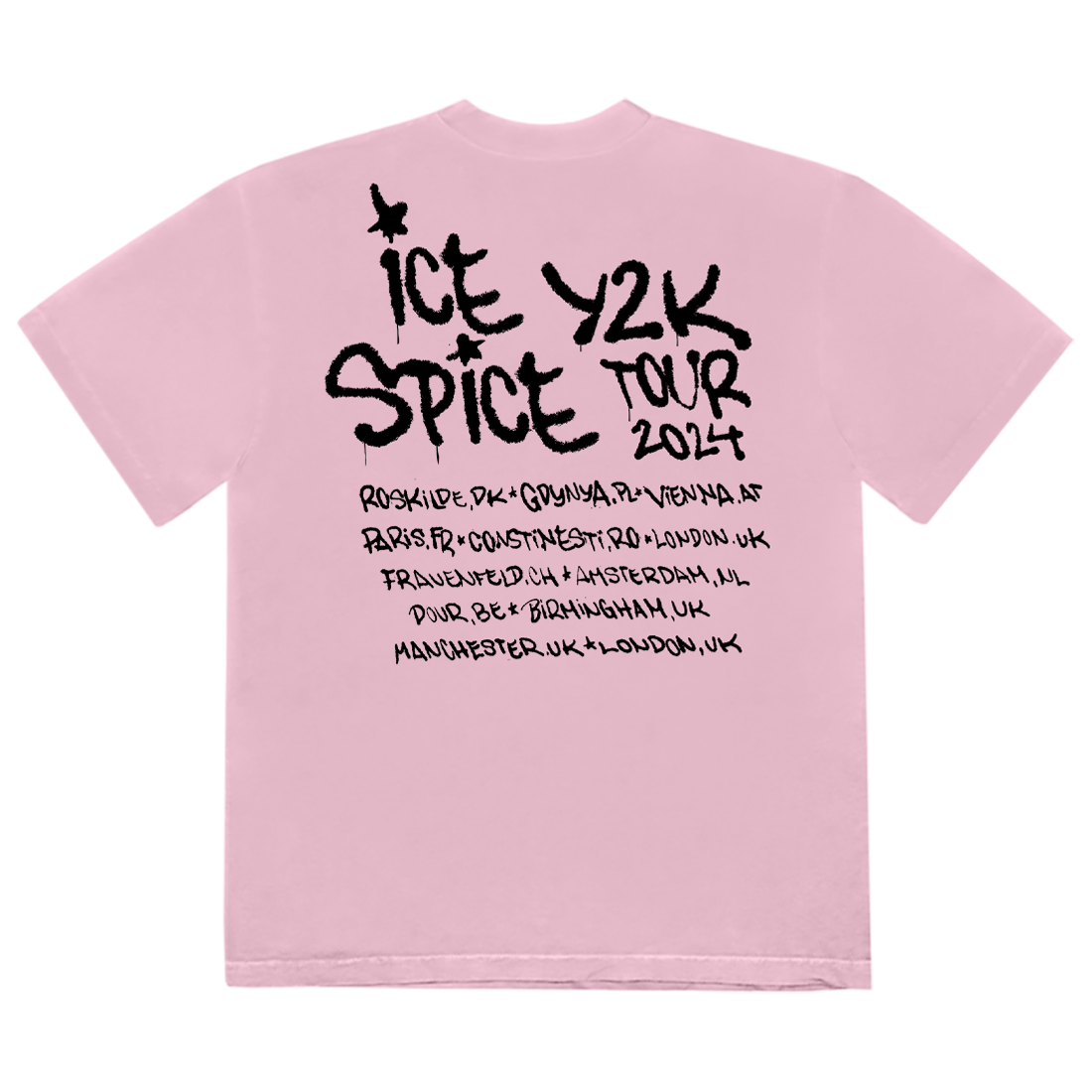 Y2K! Tour Pink Dates Tee